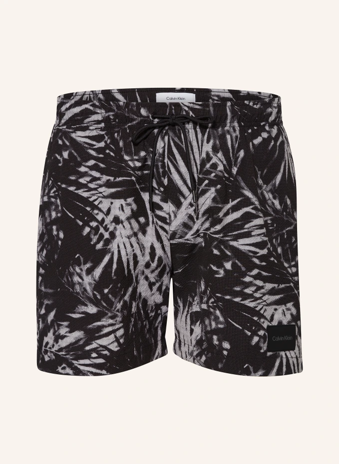 

Шорты для плавания ck prints Calvin Klein, черный