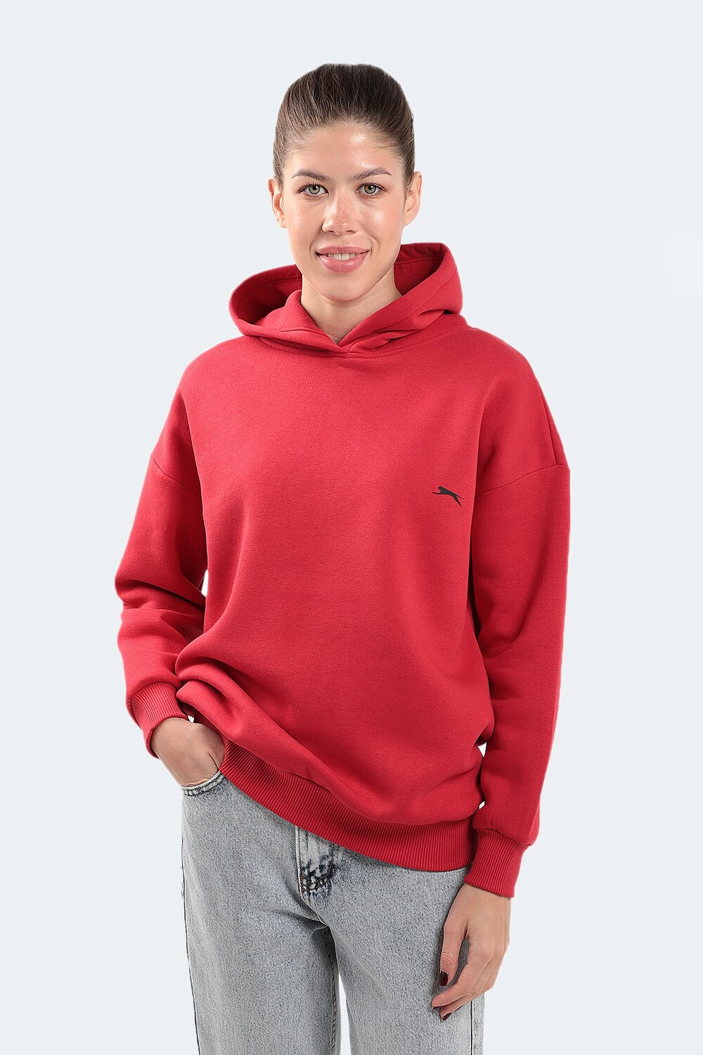 

Женская толстовка Kaveh красная Slazenger, красный