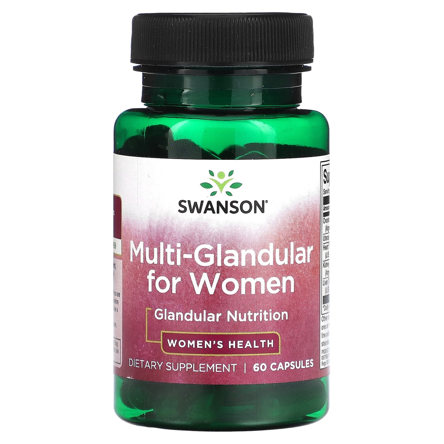 

Multi-Glandular для женщин, 60 капсул, Swanson