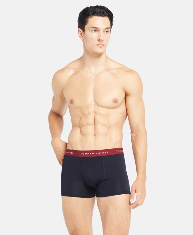 

Шорты-боксеры, комплект из 3 шт. Tommy Hilfiger, бордо
