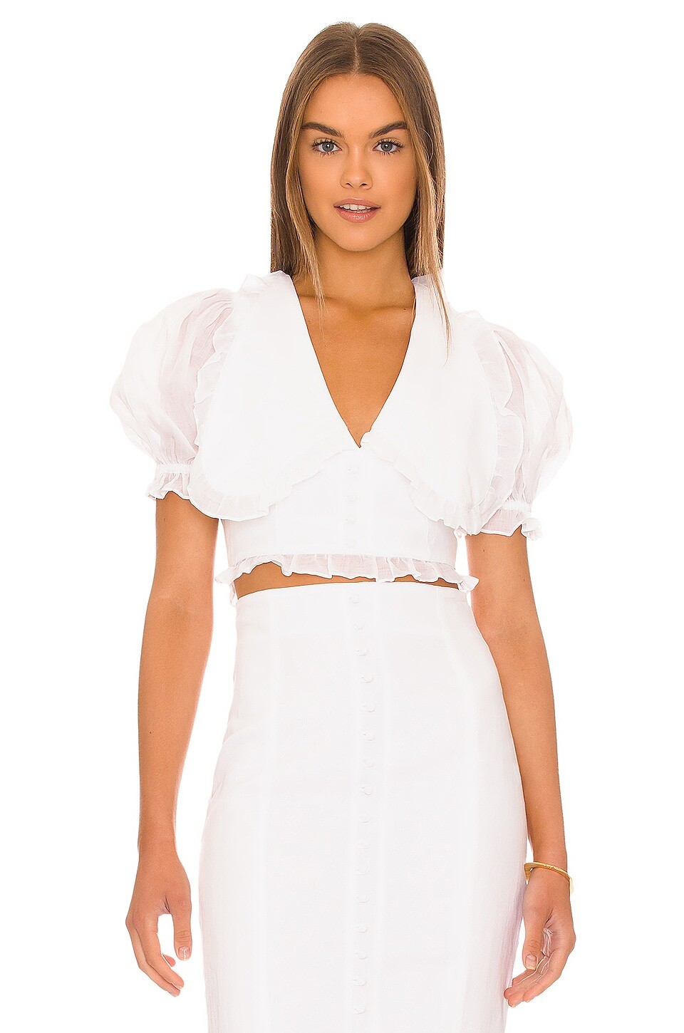 

Блузка Joslin Studio Lulu Ramie, цвет Optical White