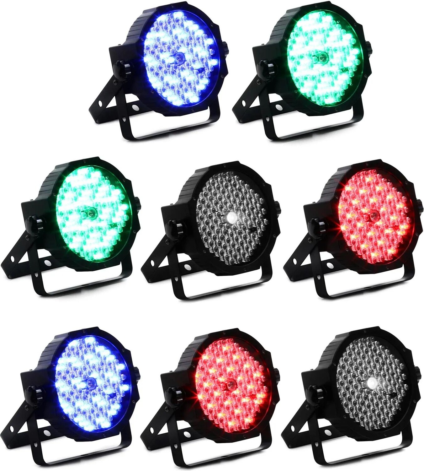 

ADJ Mega Flat Pak 8 Plus RGB+UV Par Package (8 шт.)