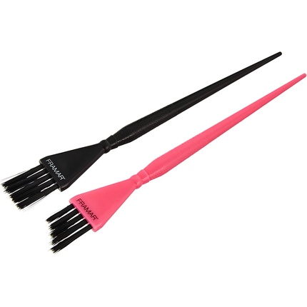 Набор кистей для балаяжа розового и черного цветов — уникальный стандарт, Framar framar набор мини кисти для балаяжа 2 шт framar