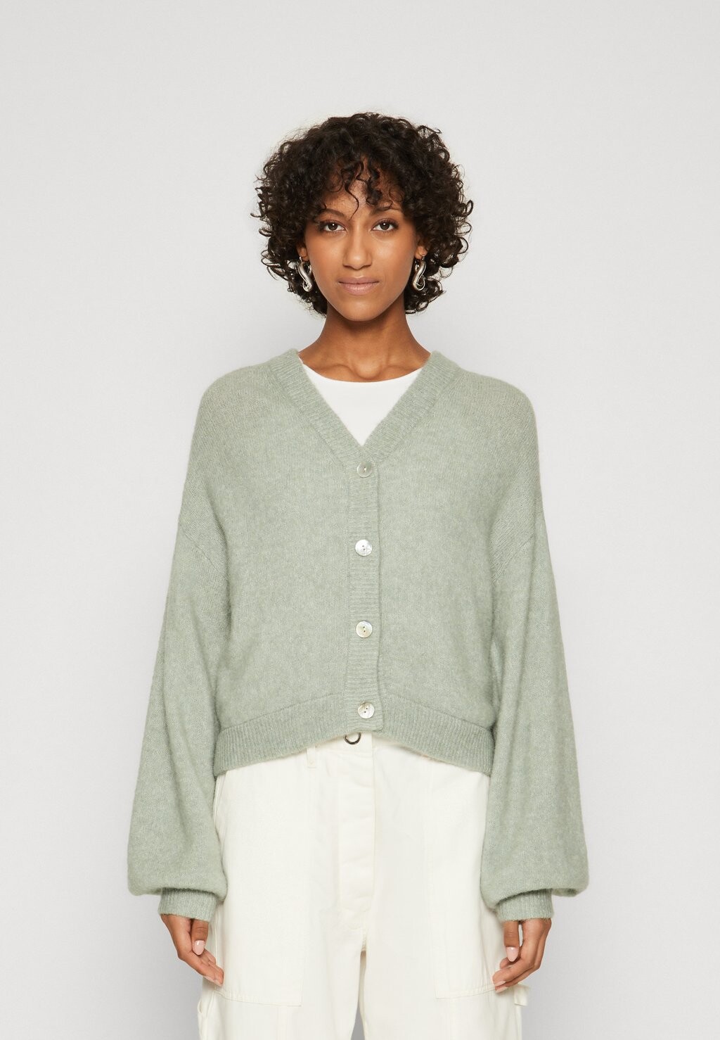 

Кардиган HOPE CARDIGAN MSCH Copenhagen, цвет green milieu