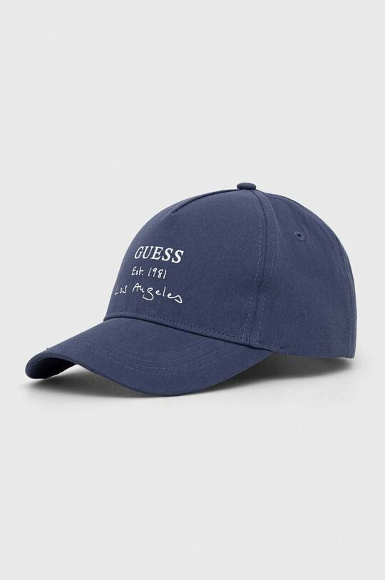 

Бейсболка из хлопка Guess, темно-синий
