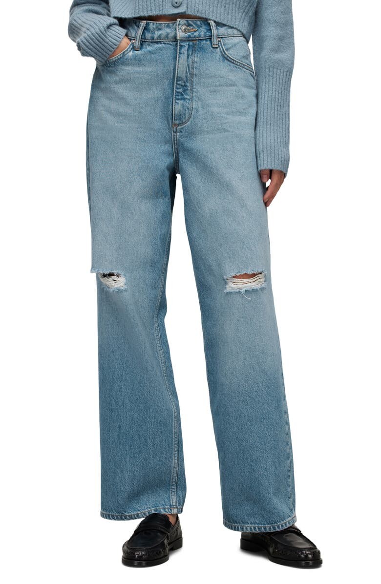 

Рваные неэластичные джинсы Elli ALLSAINTS