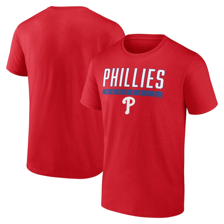 

Футболка с коротким рукавом Fanatics Branded Philadelphia Phillies, красный