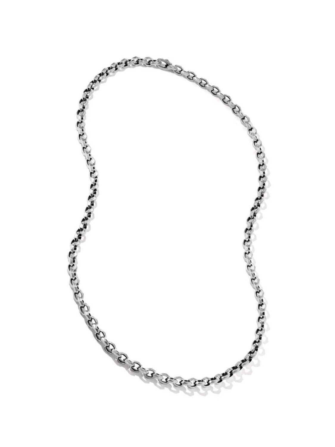 

Серебряная цепочка на шею David Yurman, серебряный