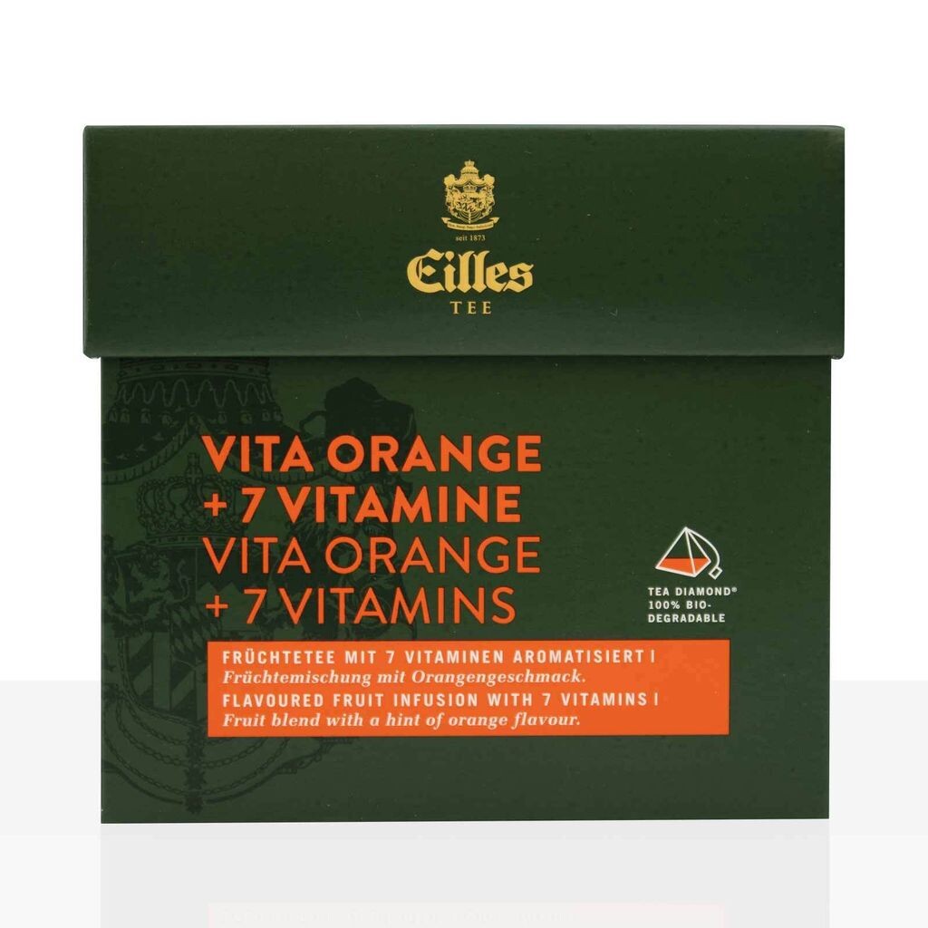 

EILLES Tea Diamonds Vita Orange + 7 витаминов Чайная коробка, 20 шт.