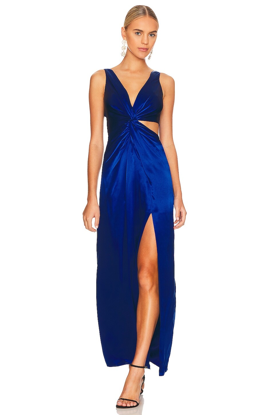 

Платье NICHOLAS Silvina Wrap Cut Out Gown, цвет Sapphire