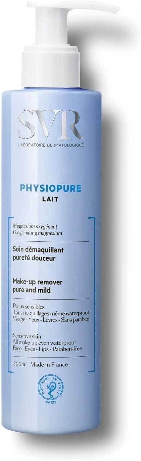 

SVR Physiopure Средство для снятия макияжа Pure and Mild Lait 200 мл