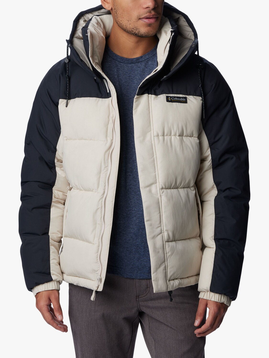 

Пуховик Snowqualmie Columbia, камень/черный