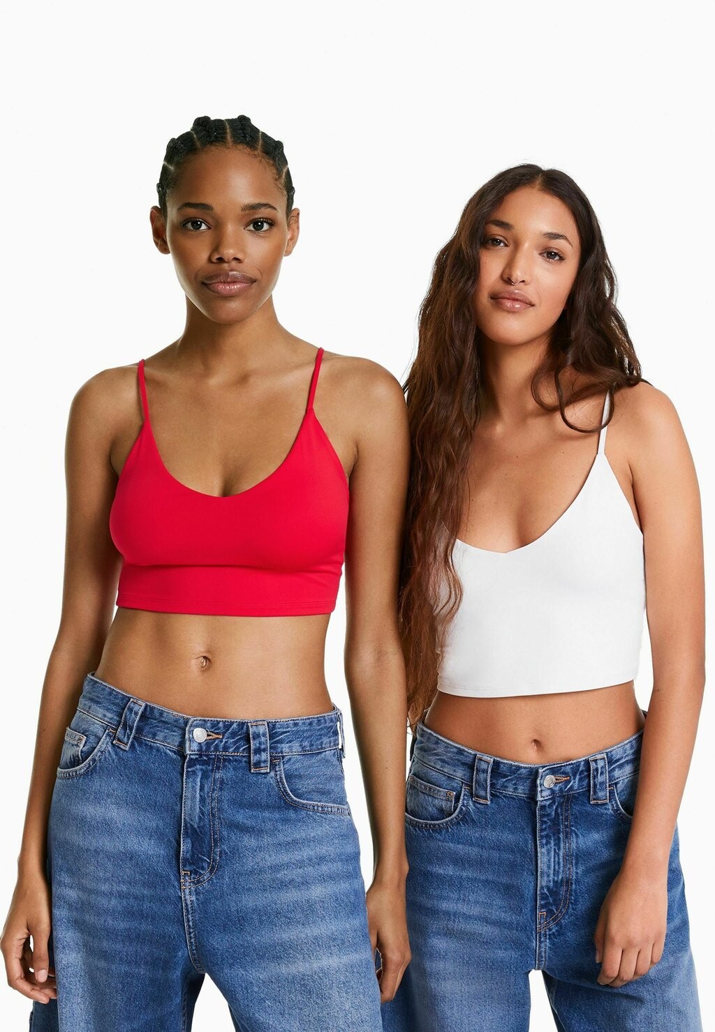 

Топ Bershka, белый