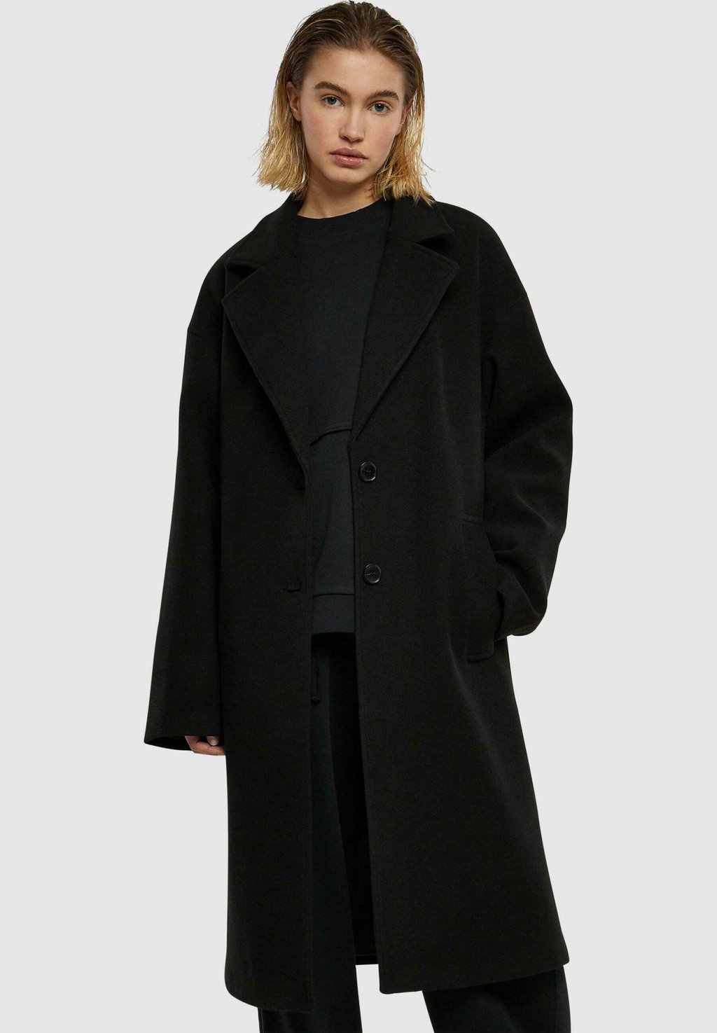 Классическое пальто Long Urban Classics, черный
