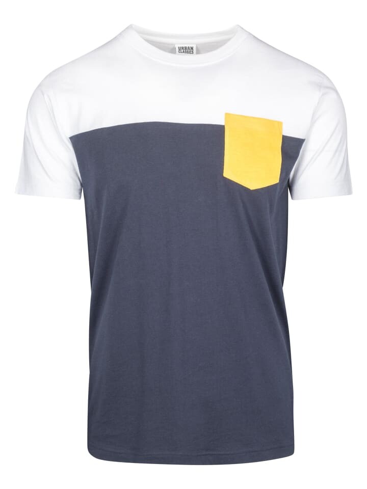 

Футболка Urban Classics, цвет nvy/wht/chromeyellow