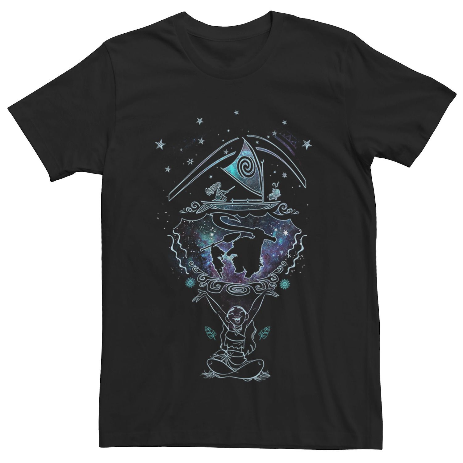 Мужская футболка Moana Dream Galaxy Maui Outline Disney