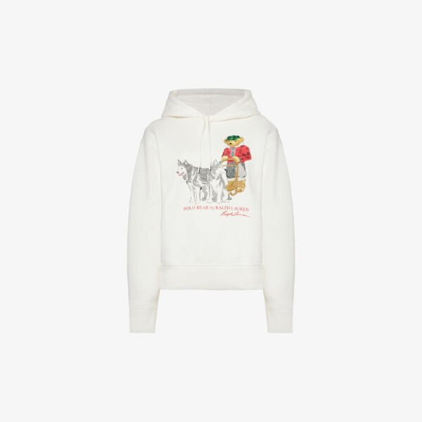 

Толстовка Polo Bear с графичным принтом из смесового хлопка Polo Ralph Lauren, цвет expedition dune heather