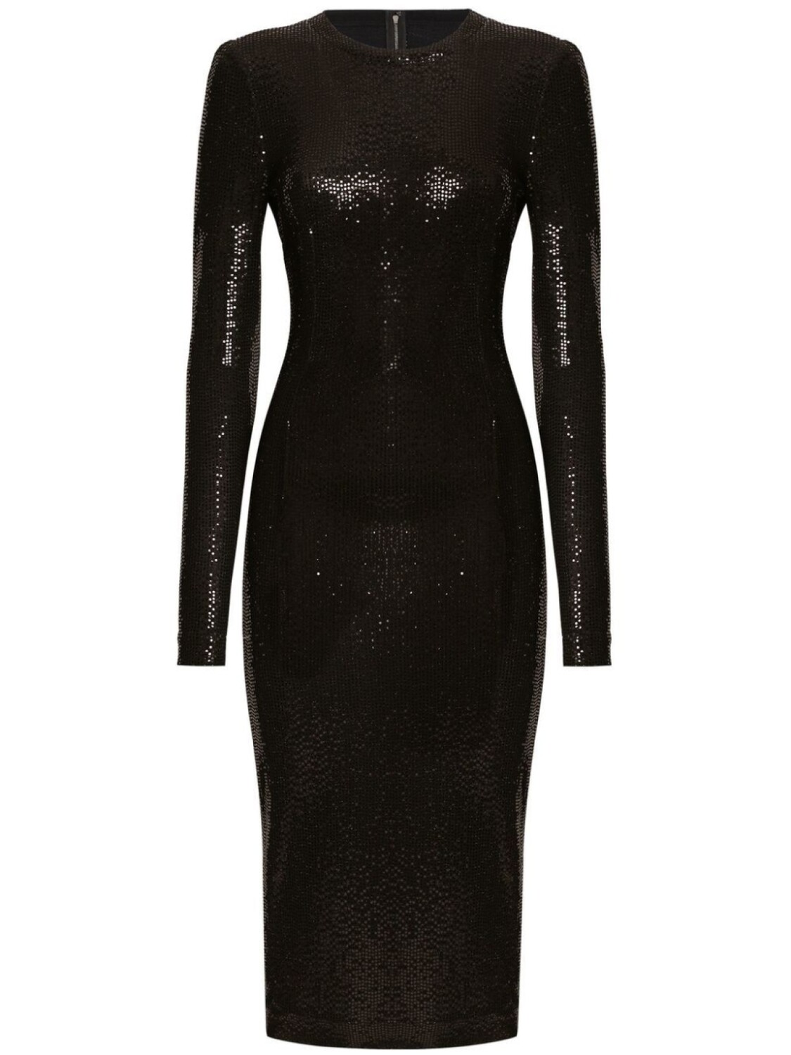 

Dolce & Gabbana платье миди с пайетками, черный
