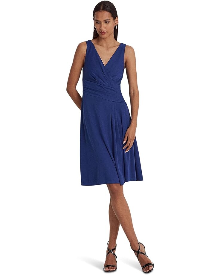 

Платье LAUREN Ralph Lauren Sleeveless Jersey, синий