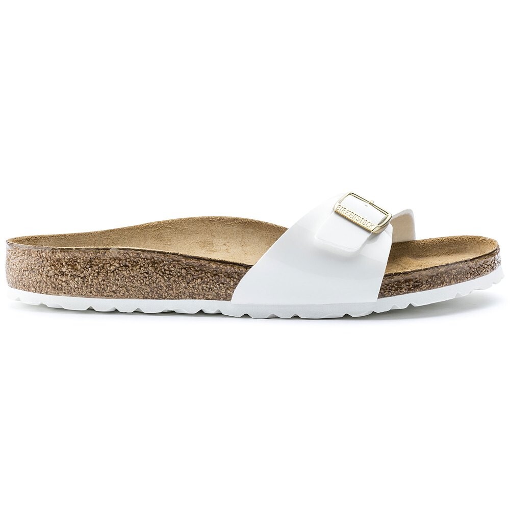 

Сандалии Birkenstock Madrid Birko-Flor Patent Etroit, белый