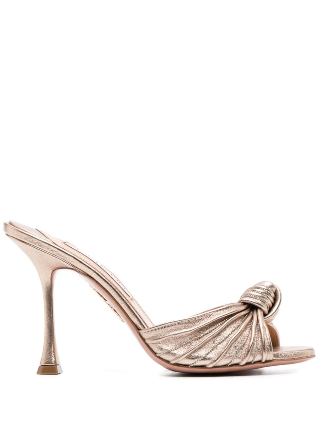 

Aquazzura мюли Atelier 95, золотистый