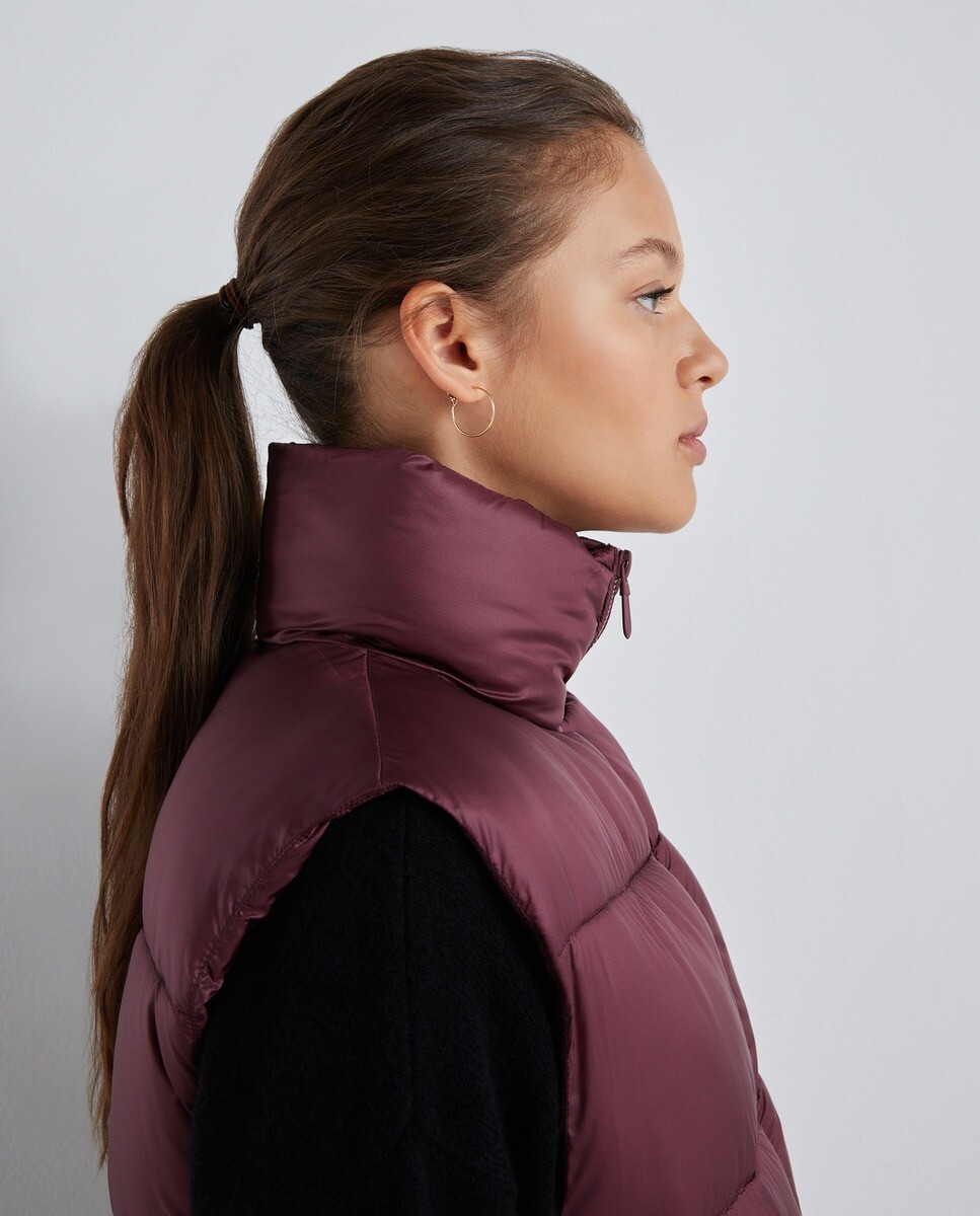 

Женский пуховик с кулиской на талии. Easy Wear, розовый