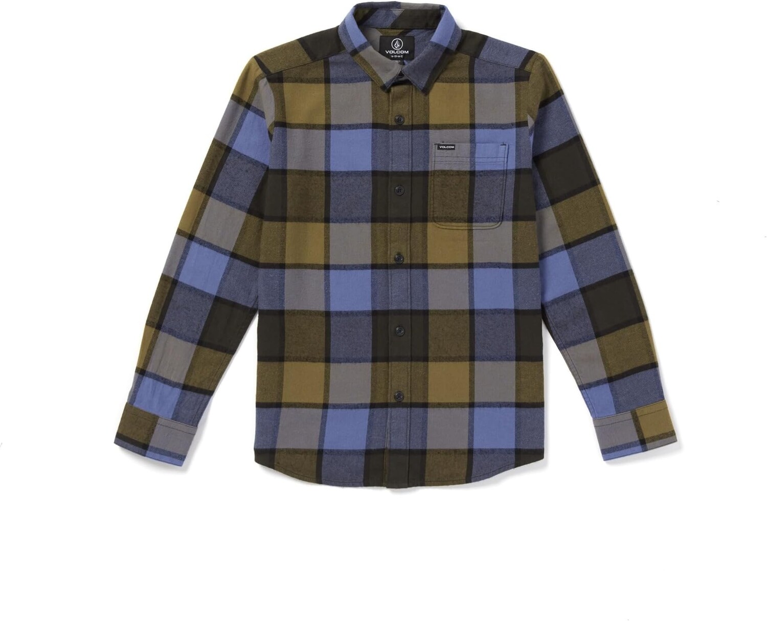 

Рубашка Volcom Kids Caden Plaid, цвет Rinsed Black