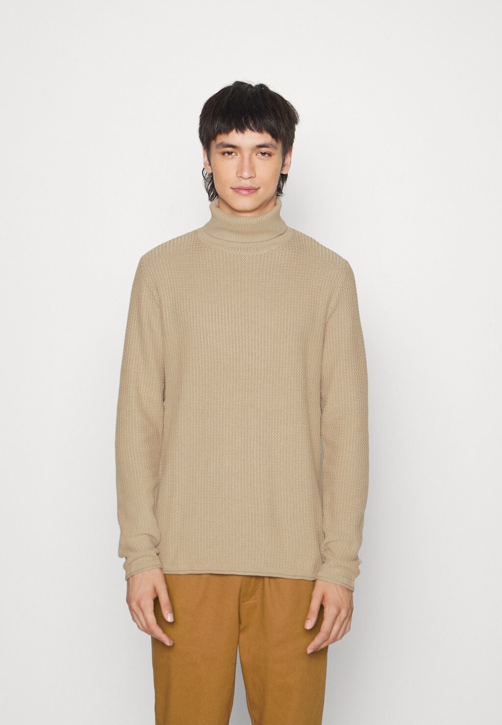 

Свитер JPRBLUCARLOS KNIT ROLL NECK Jack & Jones, овсяный
