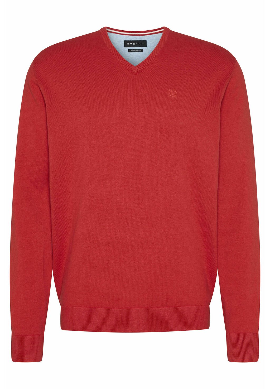 Вязаный свитер V-NECK bugatti, цвет rot