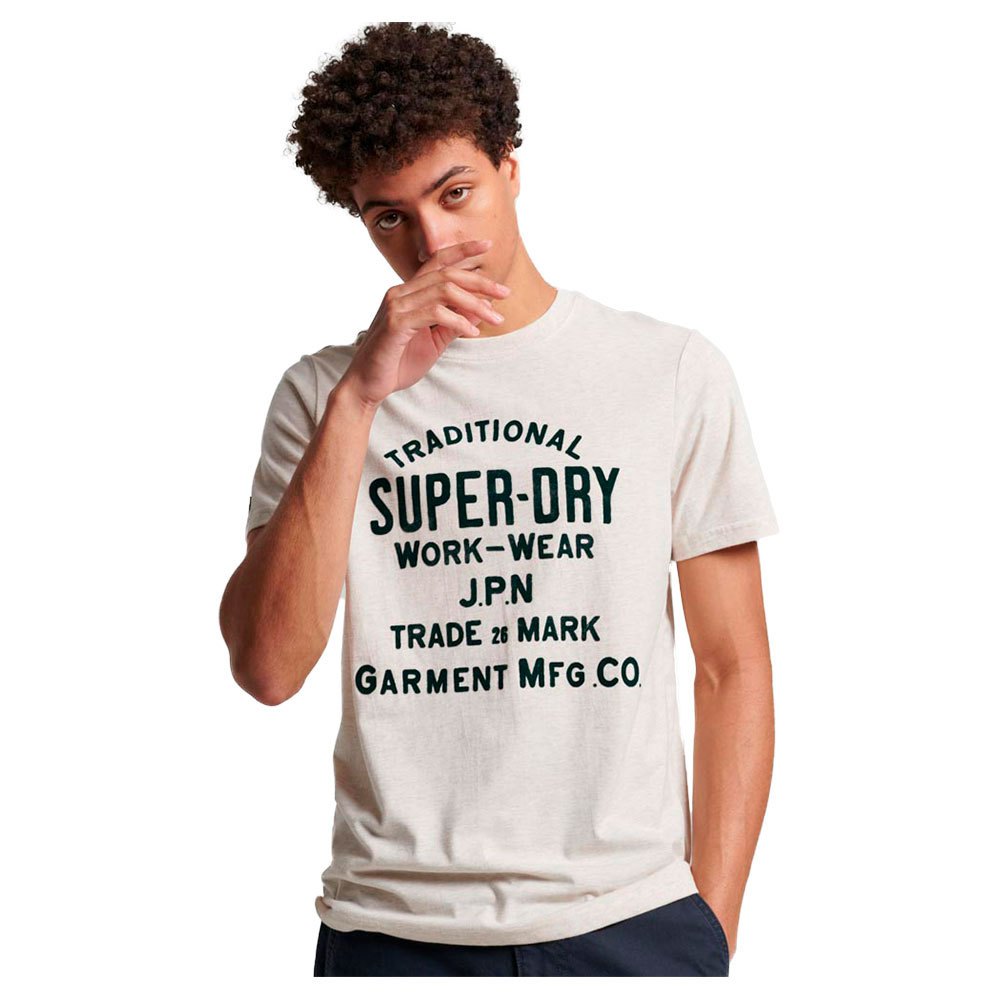 

Футболка Superdry Athletic Script Graphic Short Sleeve Round Neck, белый