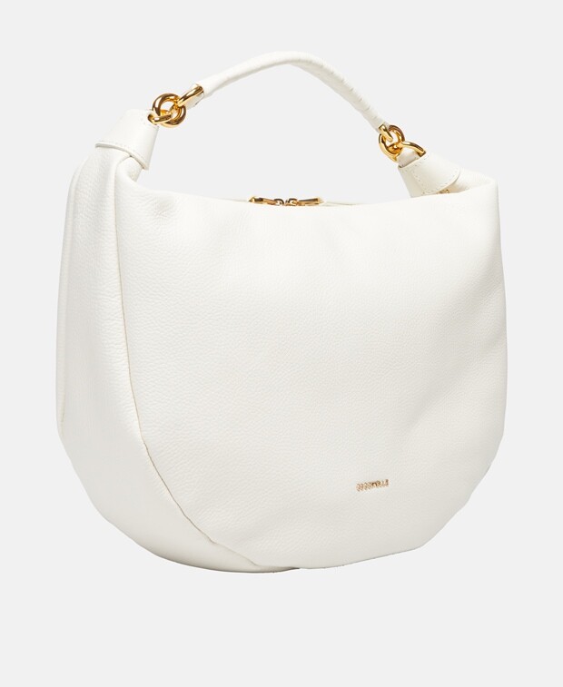 

Кожаная сумка через плечо Coccinelle, цвет Wool White