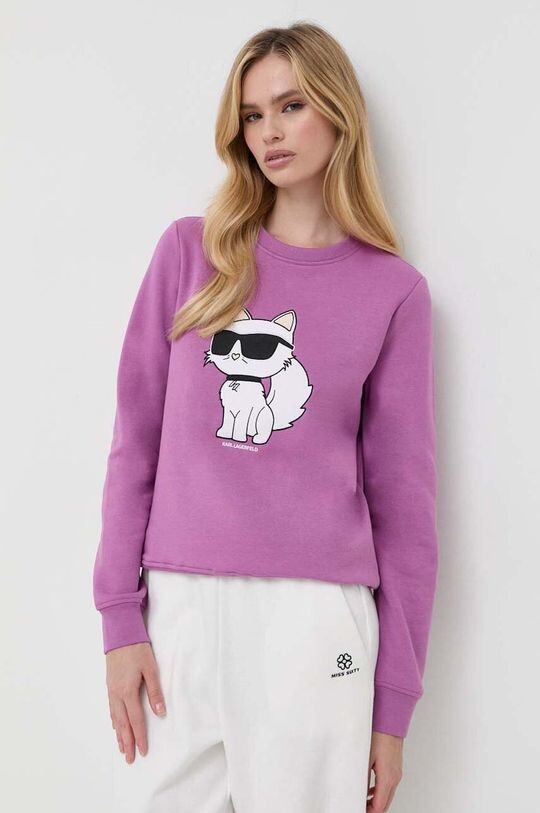 

Фуфайка Karl Lagerfeld, фиолетовый