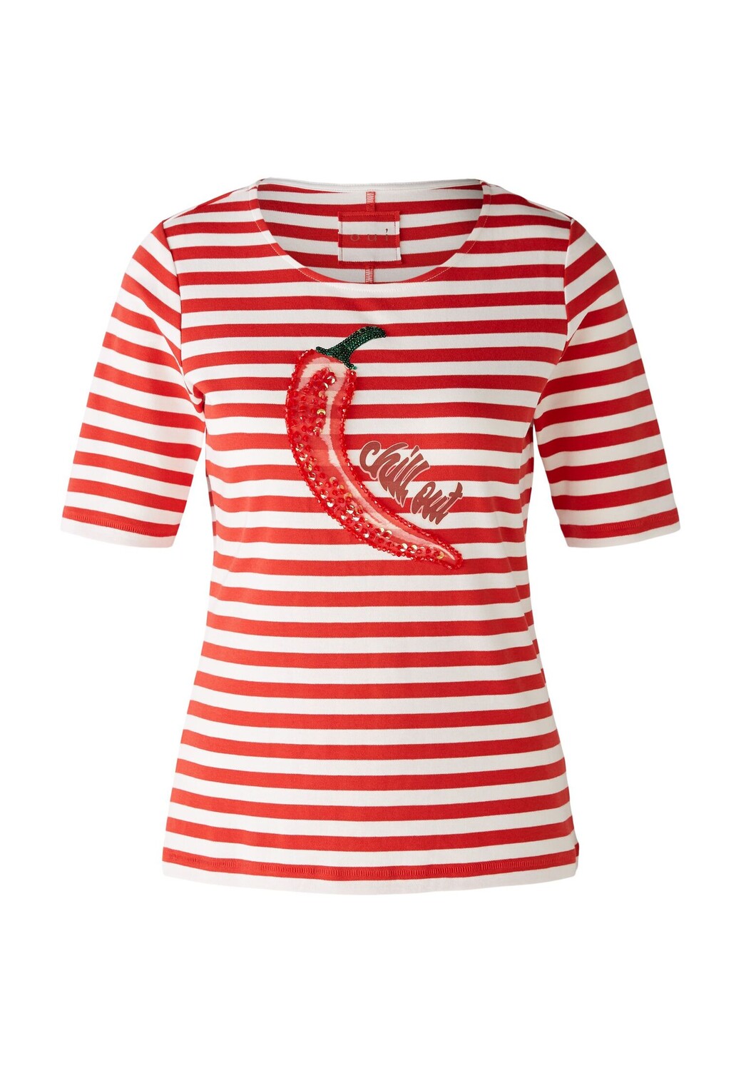 

Футболка Oui 100% Baumwolle, цвет red white