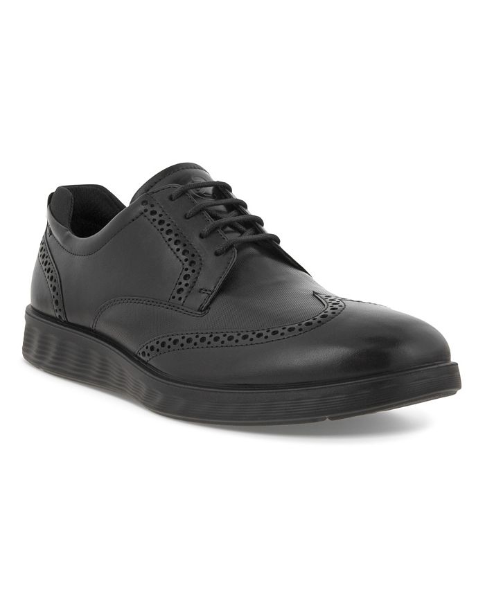 Мужские гибридные броги S Lite Ecco, цвет Black ботинки s lite hybrid gore tex waterproof ecco черный