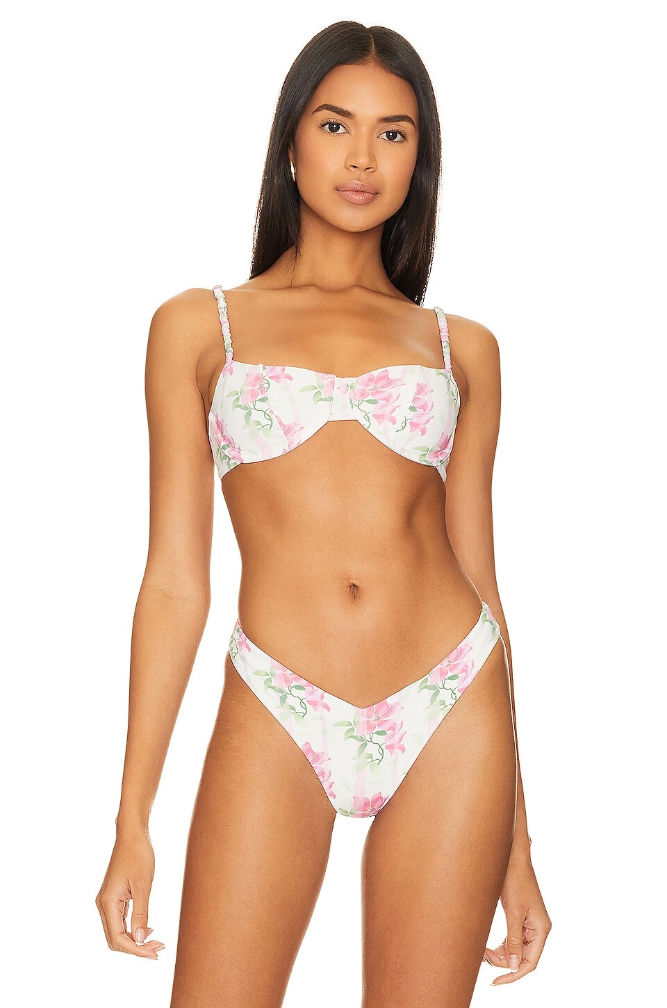 

Топ Frankies Bikinis Pam Underwire, цвет Tiger Lily