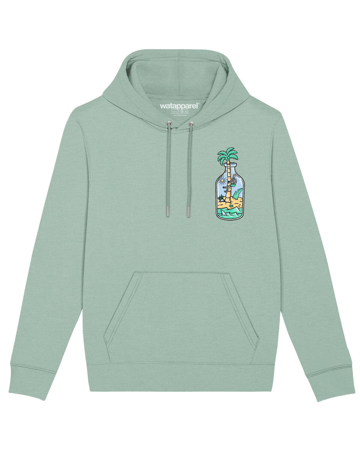 

Толстовка wat Apparel Holiday, цвет Aloe, Зеленый