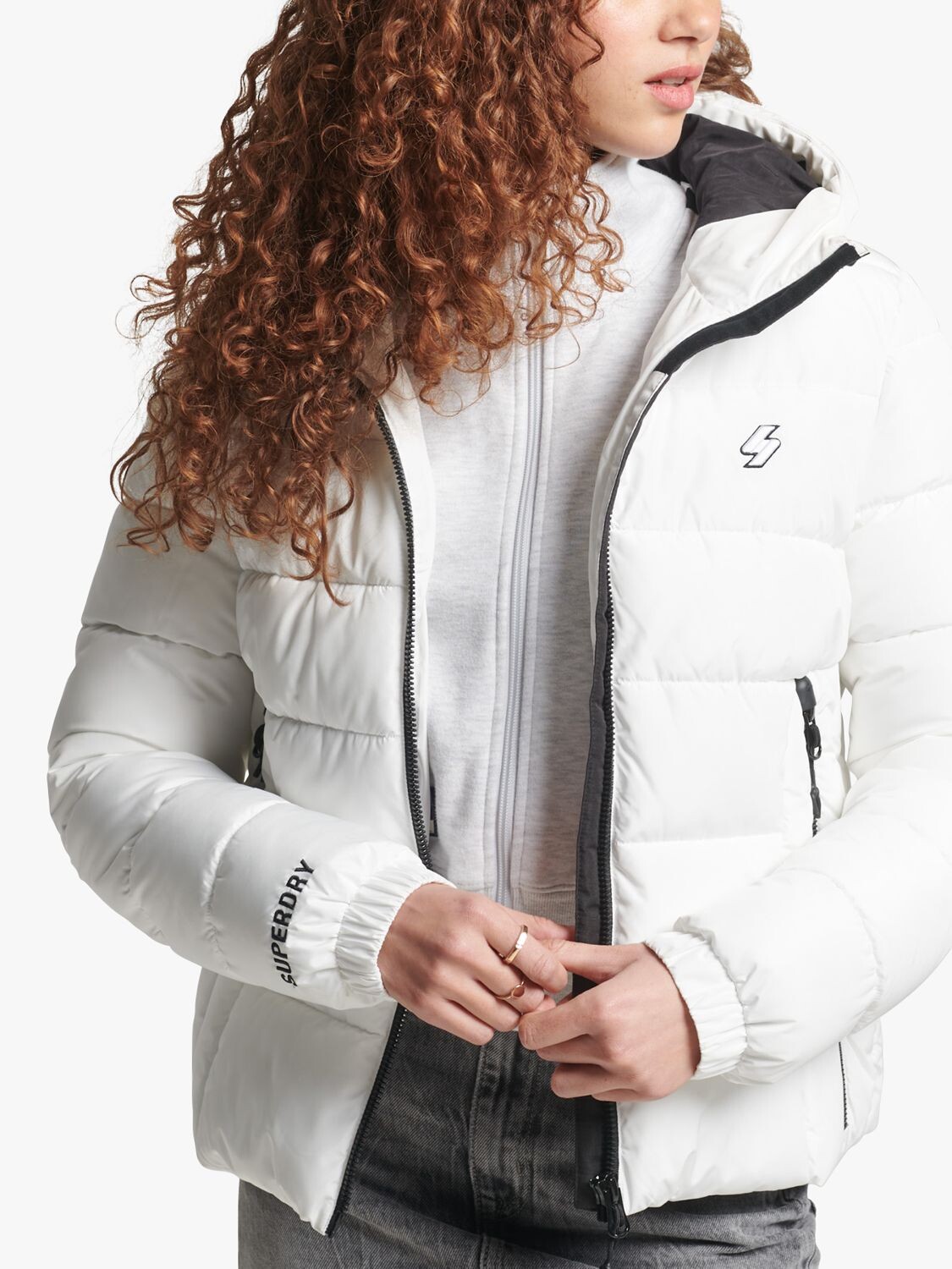

Куртка-пуховик Superdry Spirit, цвет Optic White