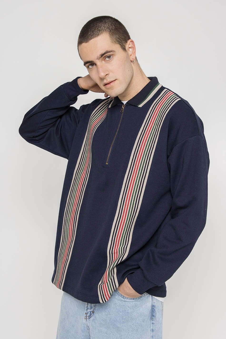 

Свитшот Kaotiko CREW ADAM UNISEX, темно-синий
