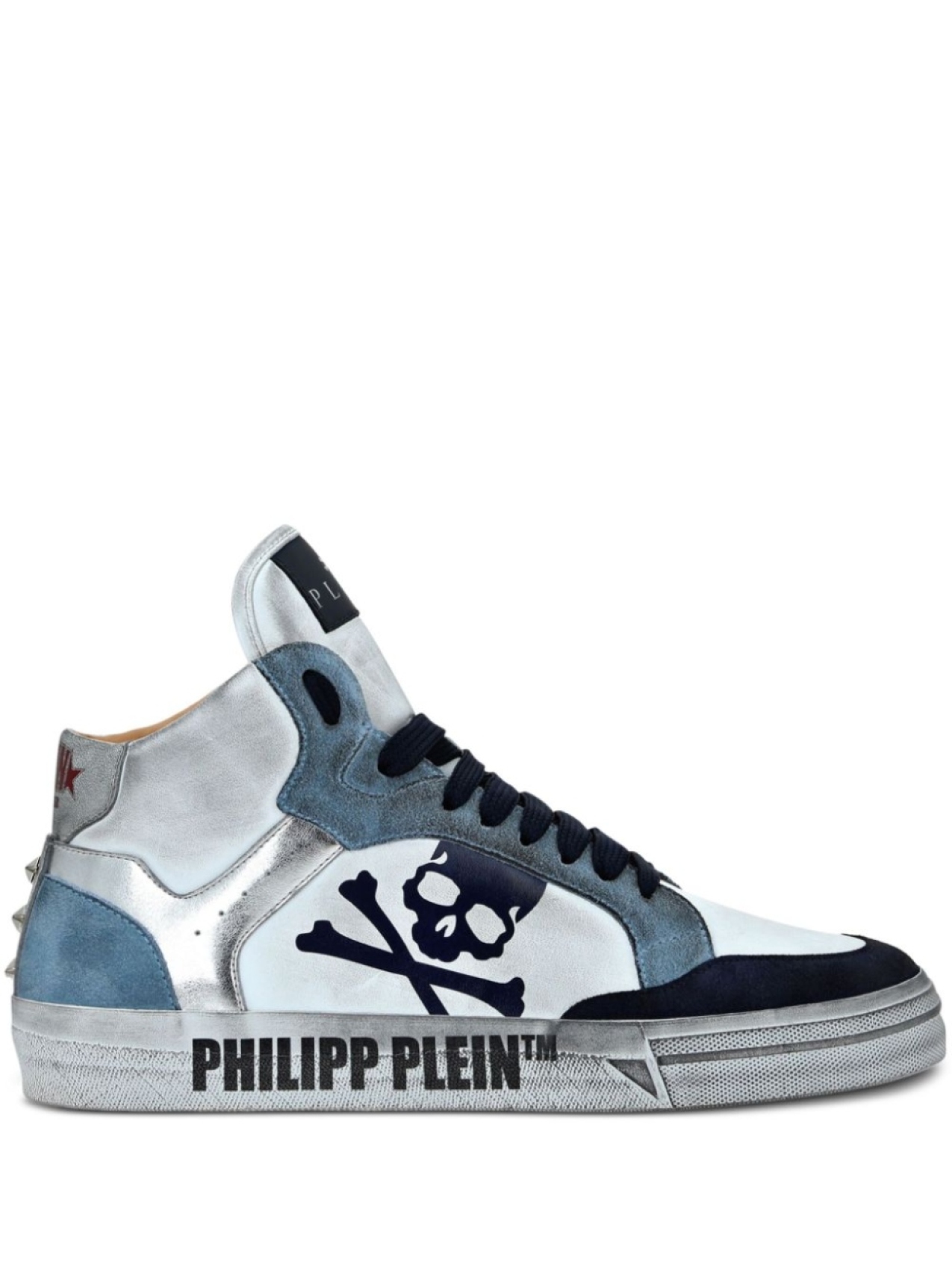 

Philipp Plein кроссовки Retrokickz TM, синий