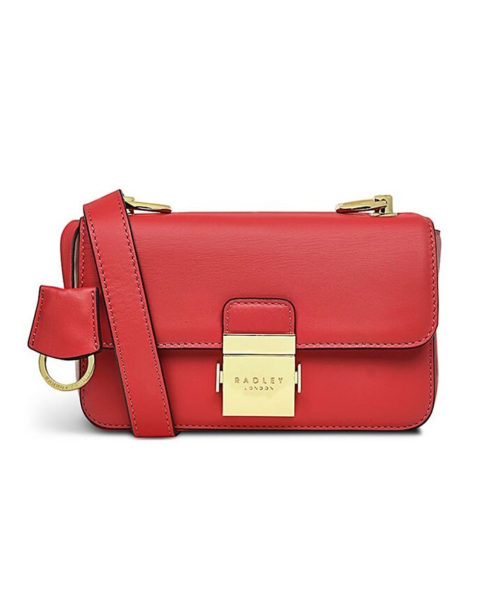 

Кожаное мини-чехол через плечо Hanley Close с клапаном Radley London, красный