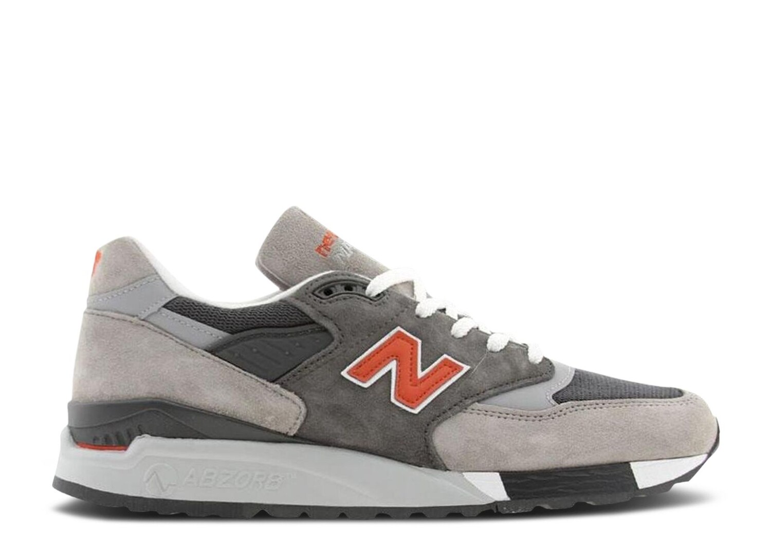 

Кроссовки New Balance 998 Made In Usa 'Grey Orange', серый
