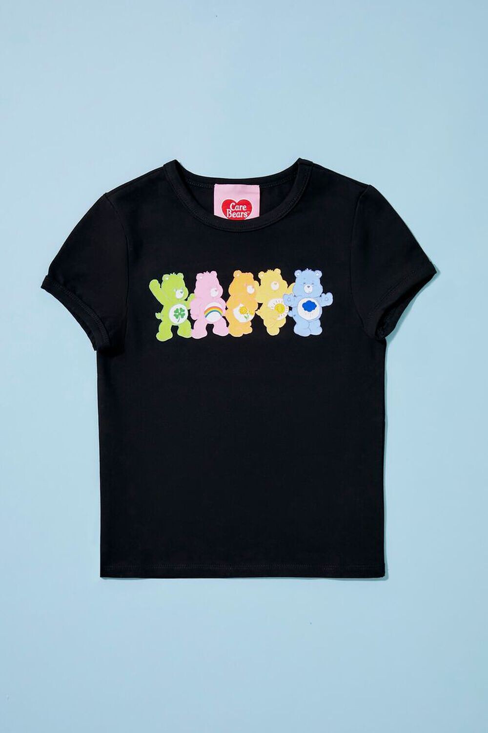 

Футболка с рисунком Girls Care Bears Forever 21, черный