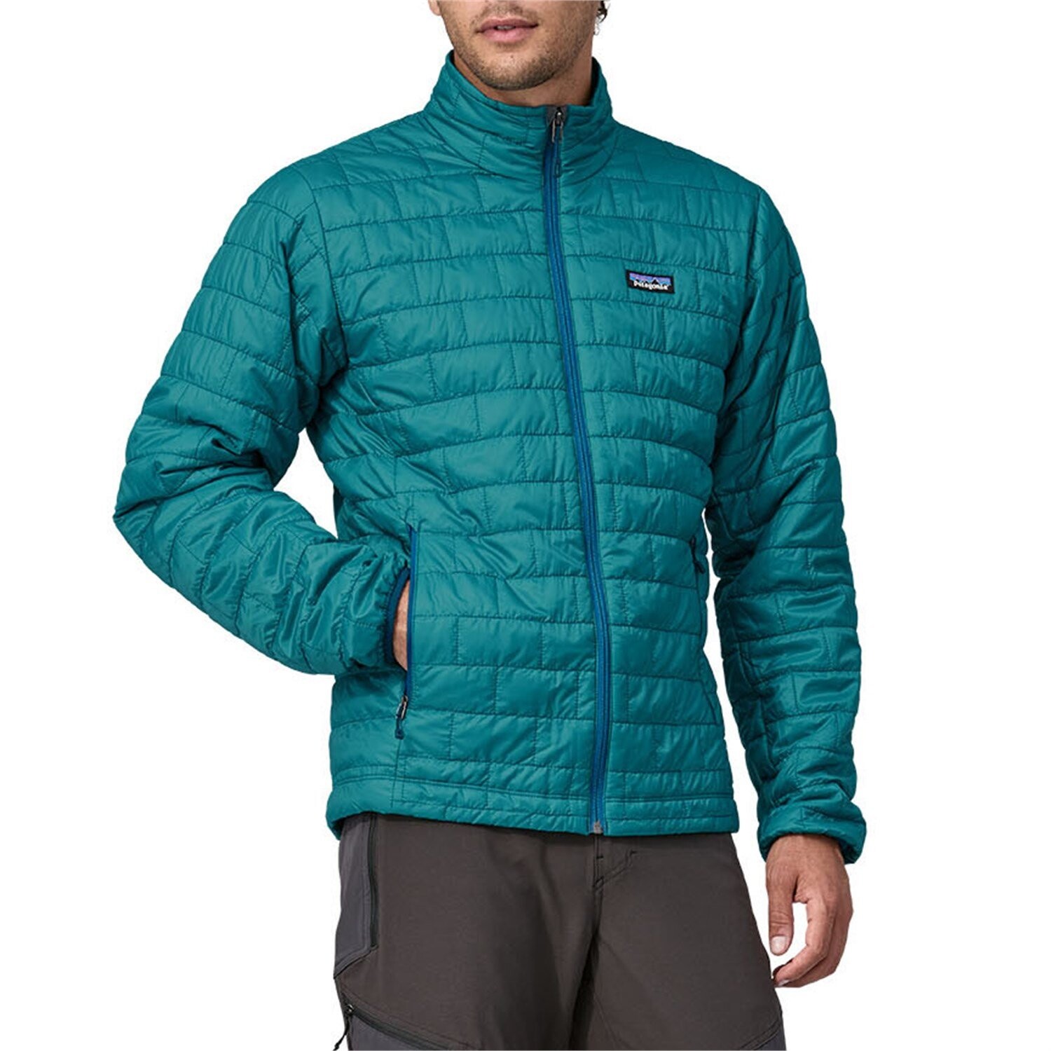 

Куртка Patagonia Nano Puff, цвет Belay Blue