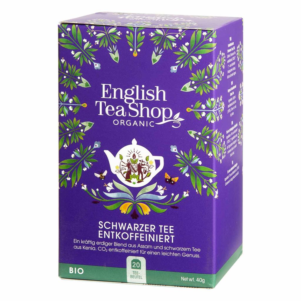 

ETS - Черный чай DECAFEINATED, чай без кофеина, органический, 20 чайных пакетиков English Tea Shop