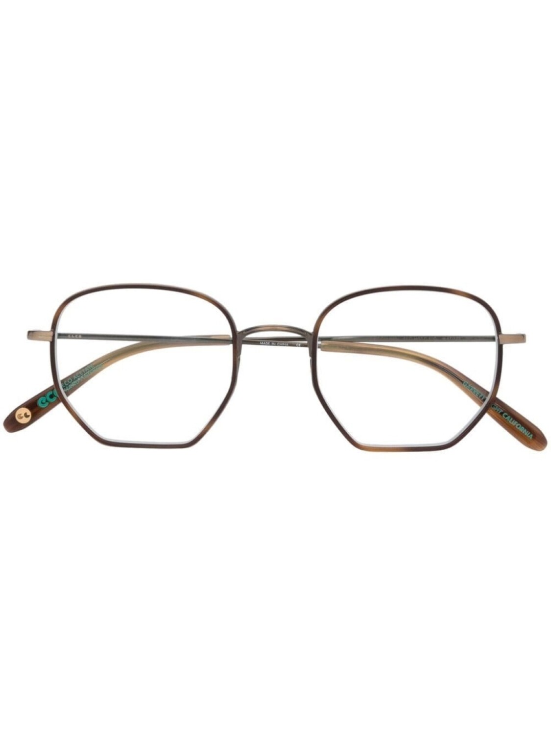 

Garrett Leight очки Woodlawn в геометричной оправе, золотистый