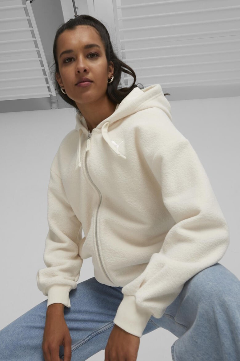 

Зимняя толстовка свободного кроя Puma, бежевый