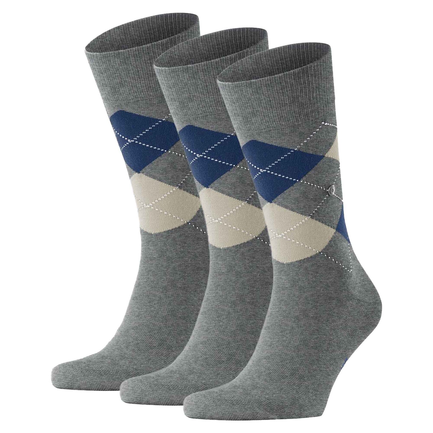 

Носки Burlington 3 шт, цвет Grau/Blau/Beige