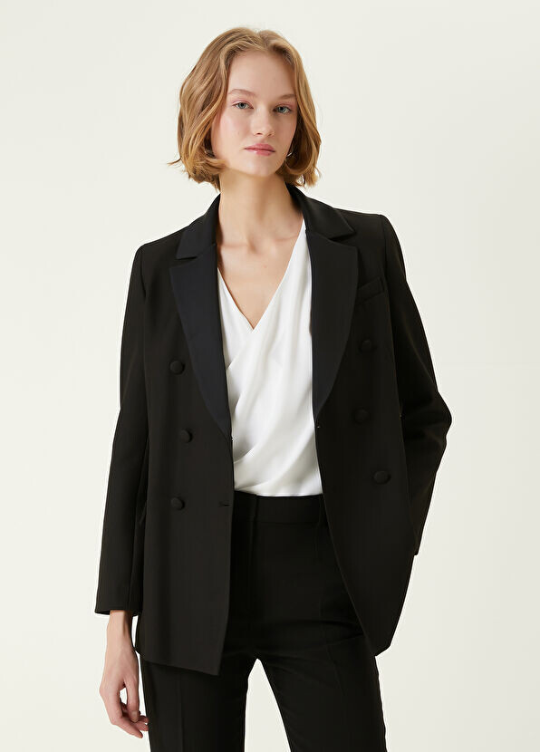

Двубортный пиджак Beymen Collection, черный