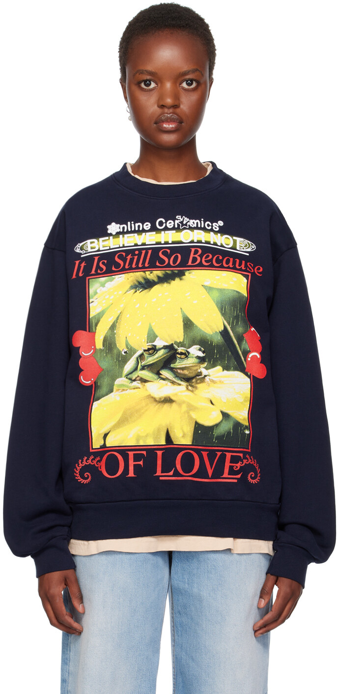

Толстовка Online Ceramics Navy From Love