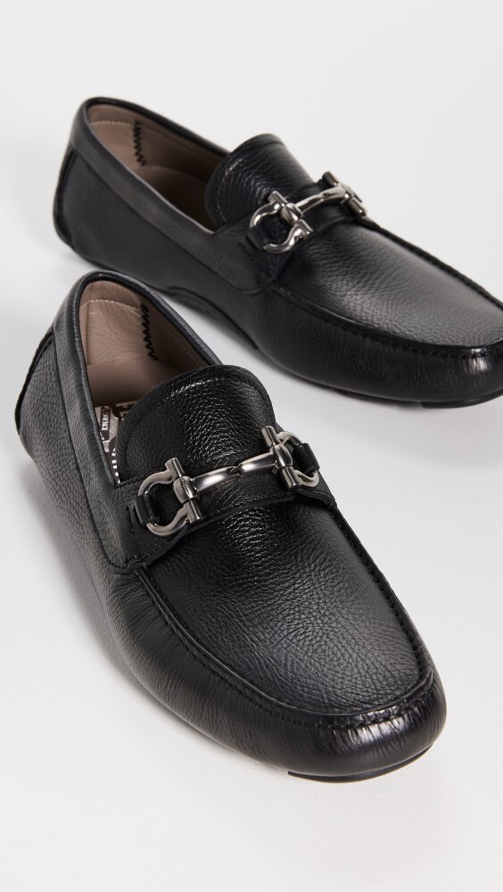 

Лоферы FERRAGAMO Parigi Driver, черный